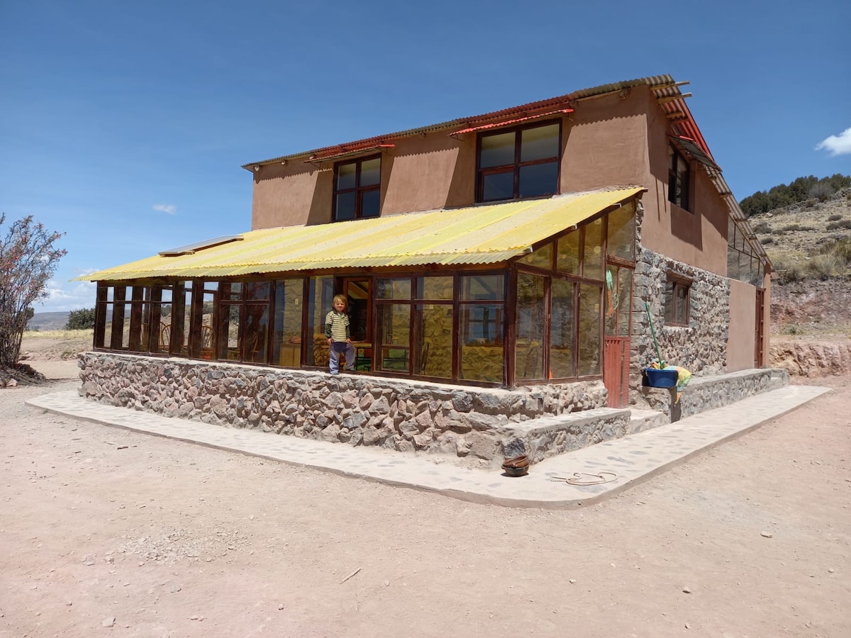 Nice Farmhouse: unique view over titicaca lake