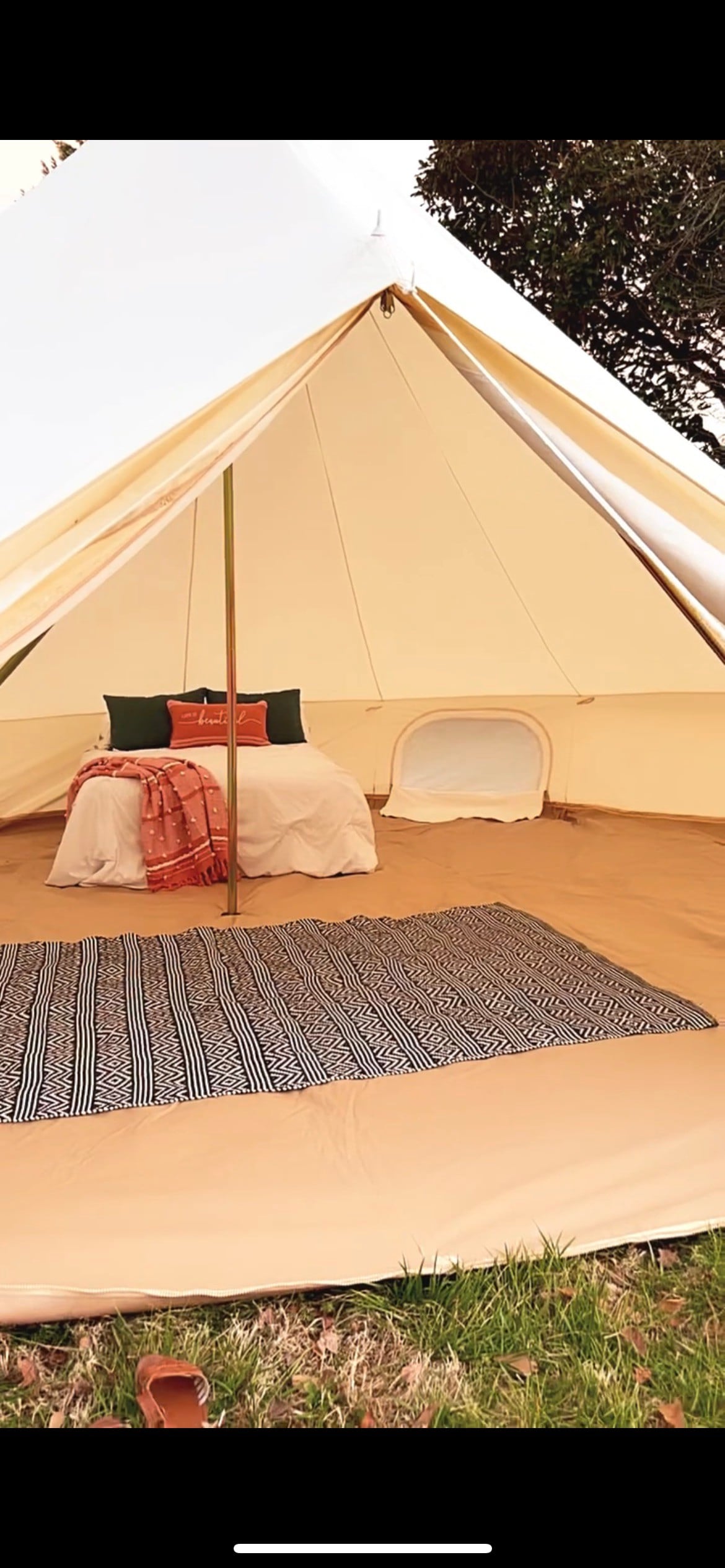 Amazing Glamping Tent at Campground Close to Beach