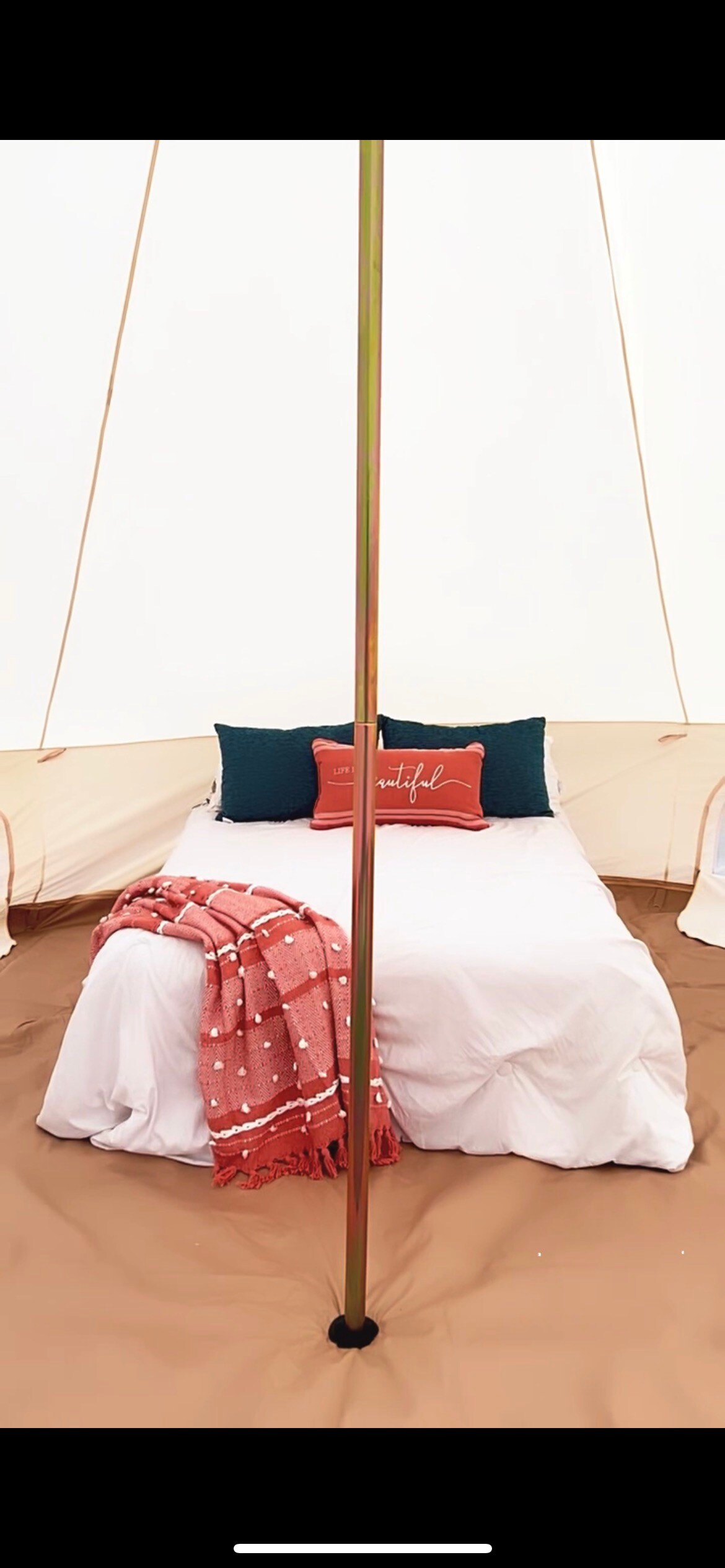 Amazing Glamping Tent at Campground Close to Beach