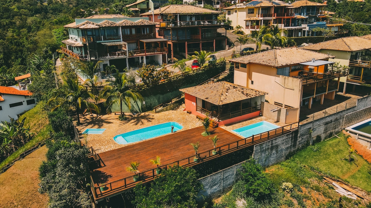 Casa da Montanha ，欣赏Ilhabela-SP的美丽景色