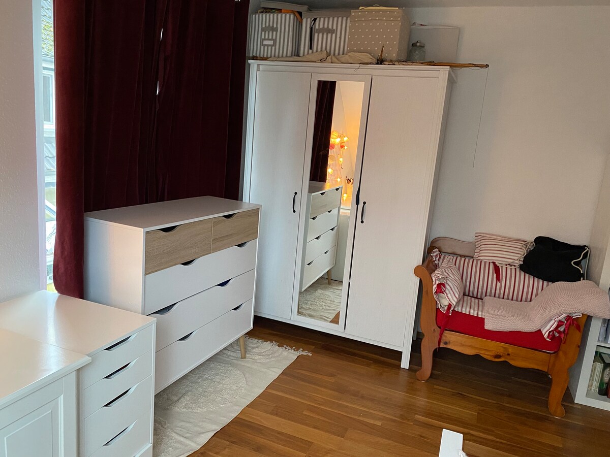 Helles Doppelzimmer in Hamburg