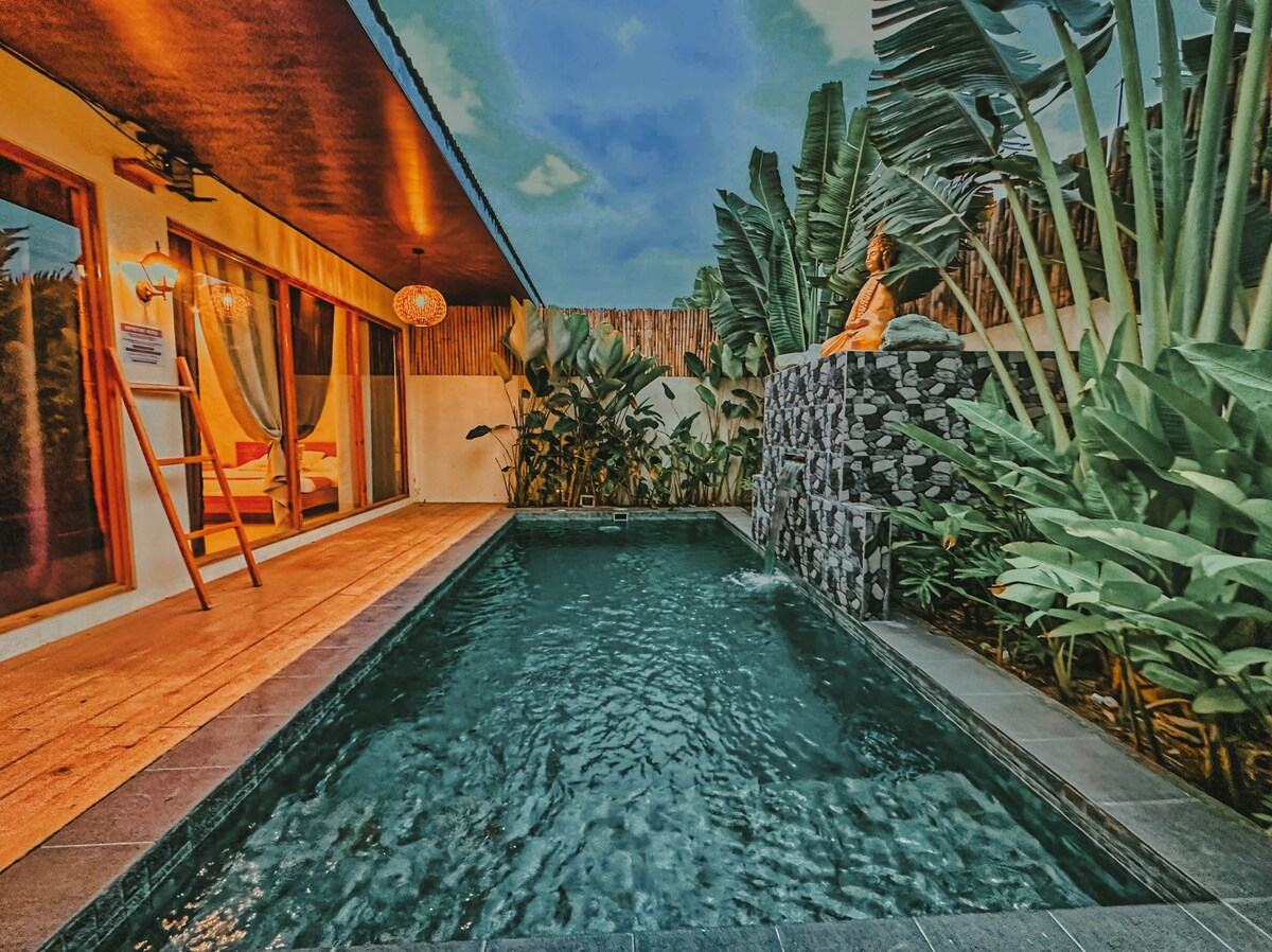 巴厘岛豪华ViP4 - 2张加大双人床和游泳池