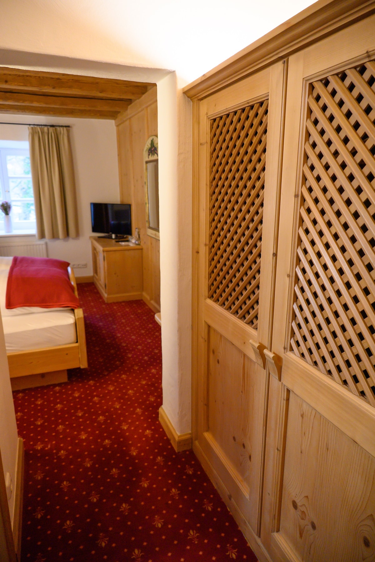 Insel Mühle酒店单人卧室