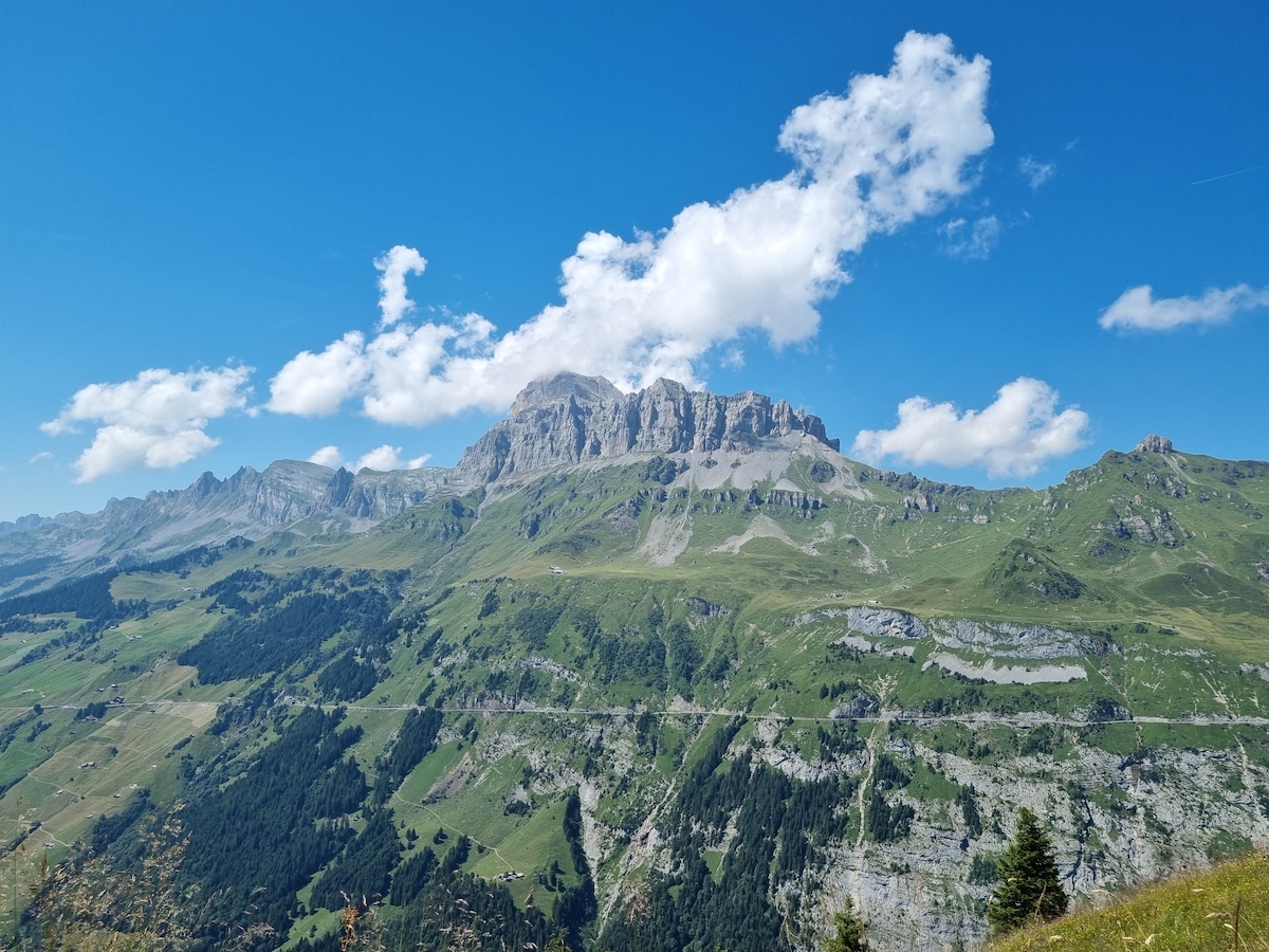 Alpluft schnuppern auf der Oberalp im Schächental