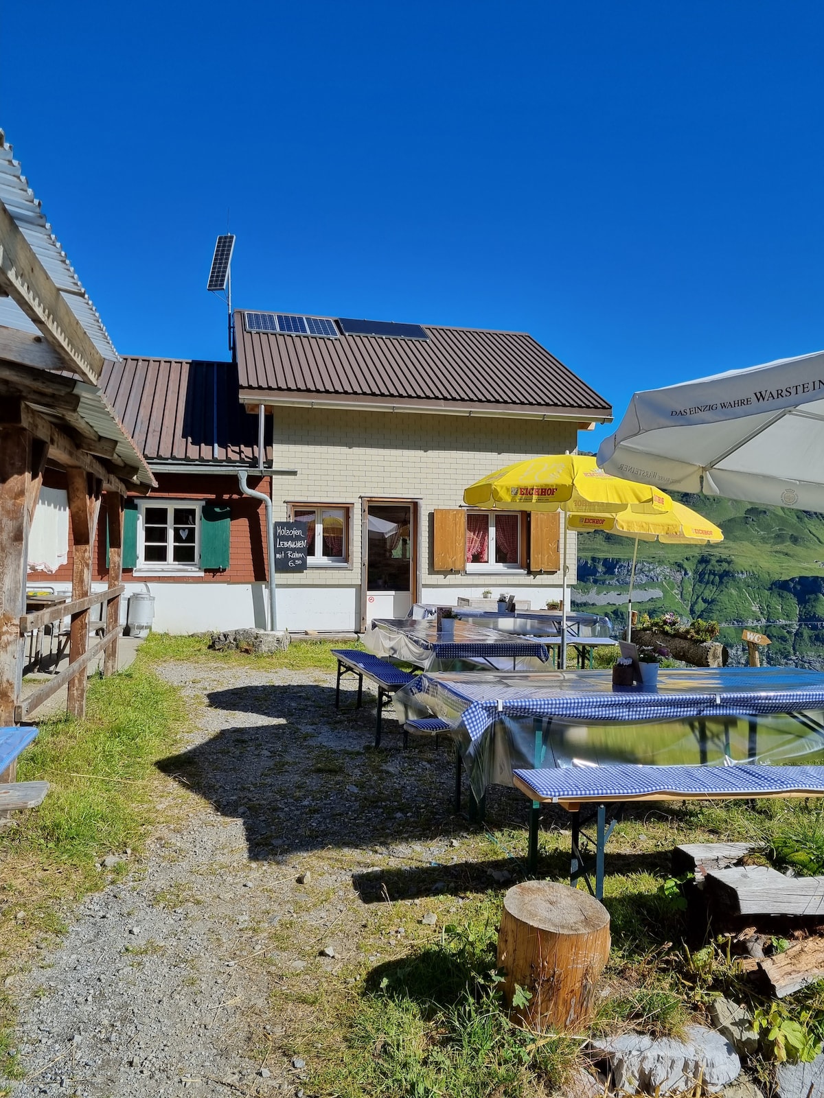 Alpluft schnuppern auf der Oberalp im Schächental