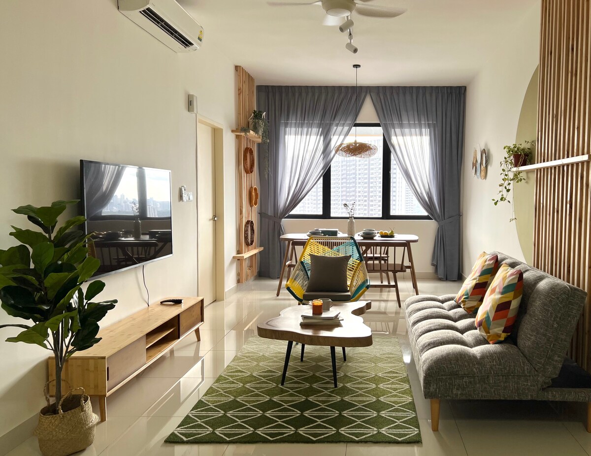 Casa OLIVE舒适2卧室免费无线网络300Mbps Parc3 Maluri