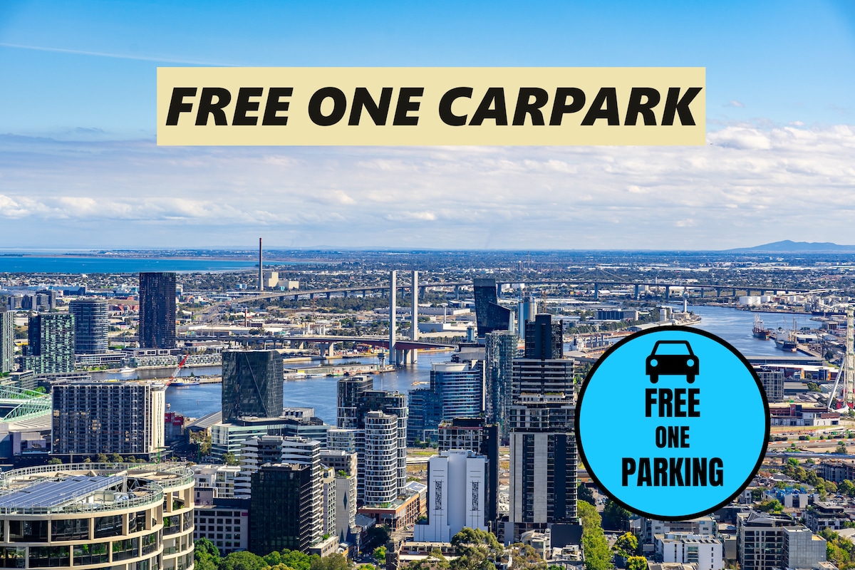 64th Skyline Splendor Melbourne 6ppl Free Carpark