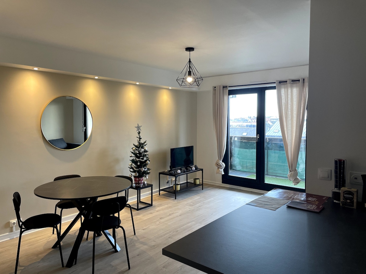 NEW - Grand F2 cosy + balcon Strasbourg Centre