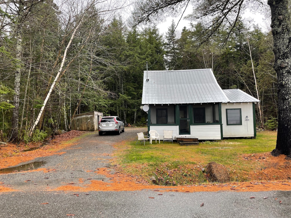 ATV/Hike/Fish/Hunt/Sled camp next to Schoodic Lake