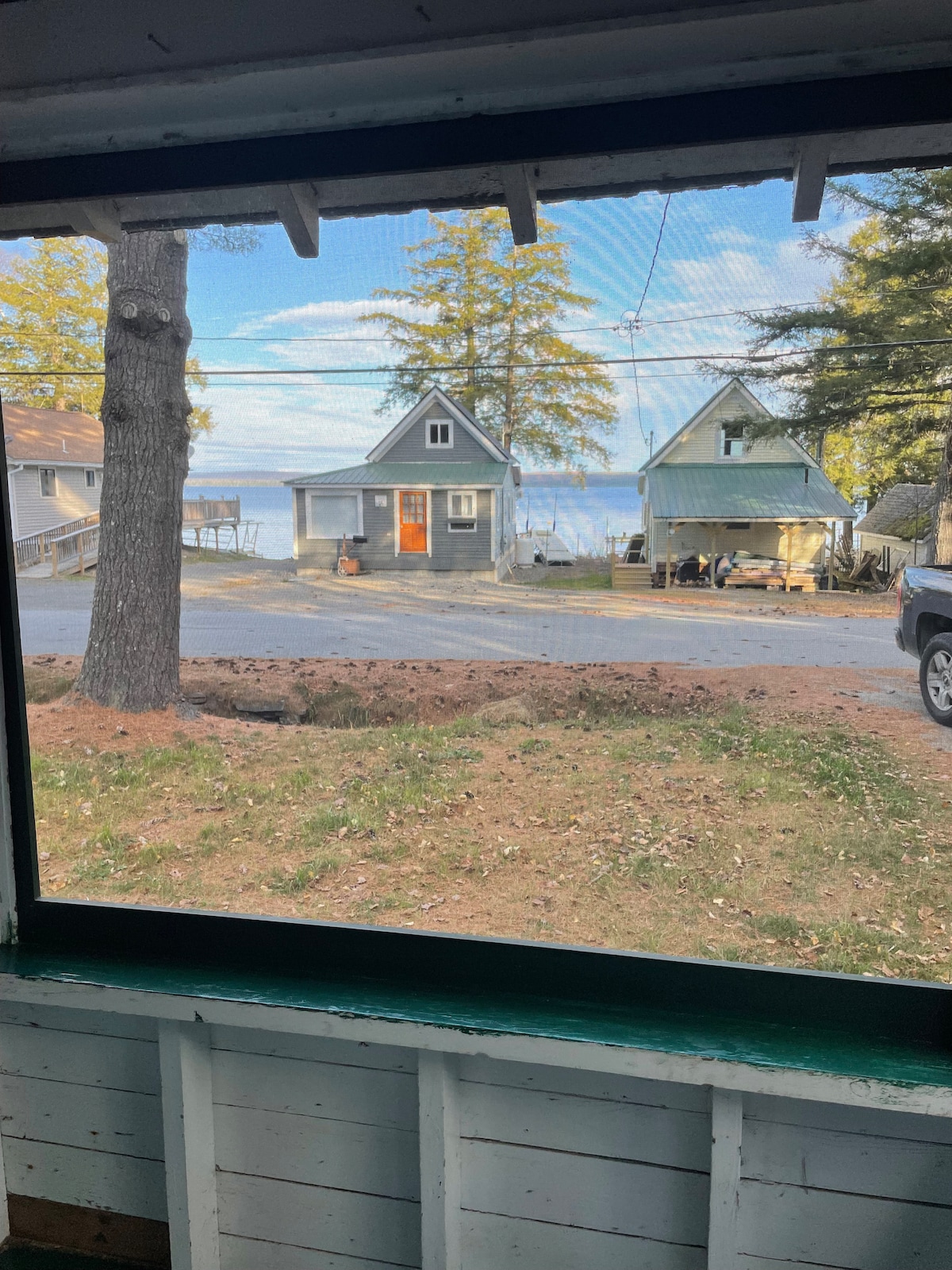 ATV/Hike/Fish/Hunt/Sled camp next to Schoodic Lake