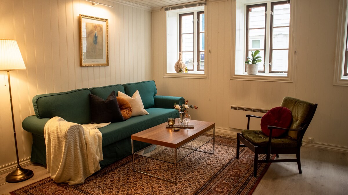 位于老斯塔万格（ Old Stavanger ）的迷人舒适公寓