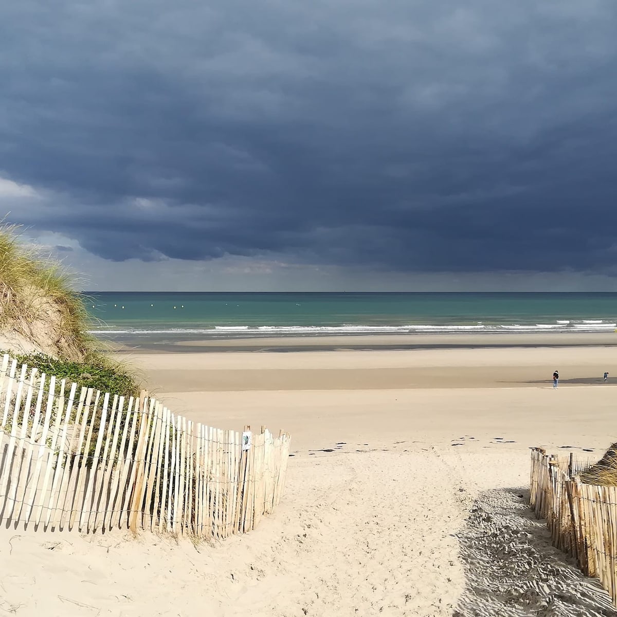 Chambre cosy face aux dunes