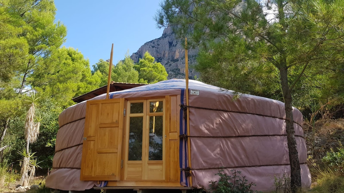 Yurt on Retreat-Centre in Nature