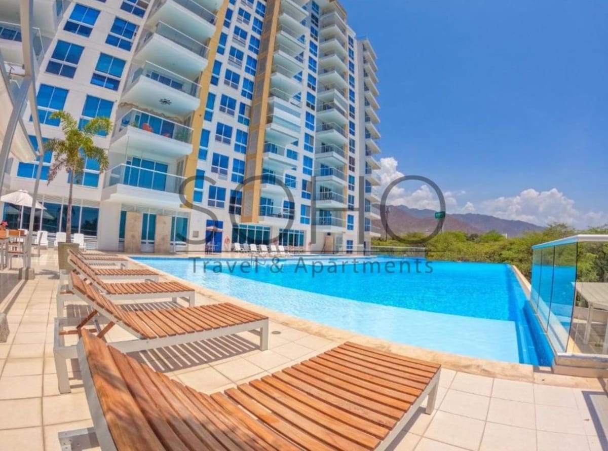 Apartamento Ocean Club- Cerca al Mar by SOHO -332A