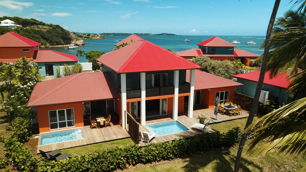 Villa Maorie 1 avec piscine sur la plage Cap Est