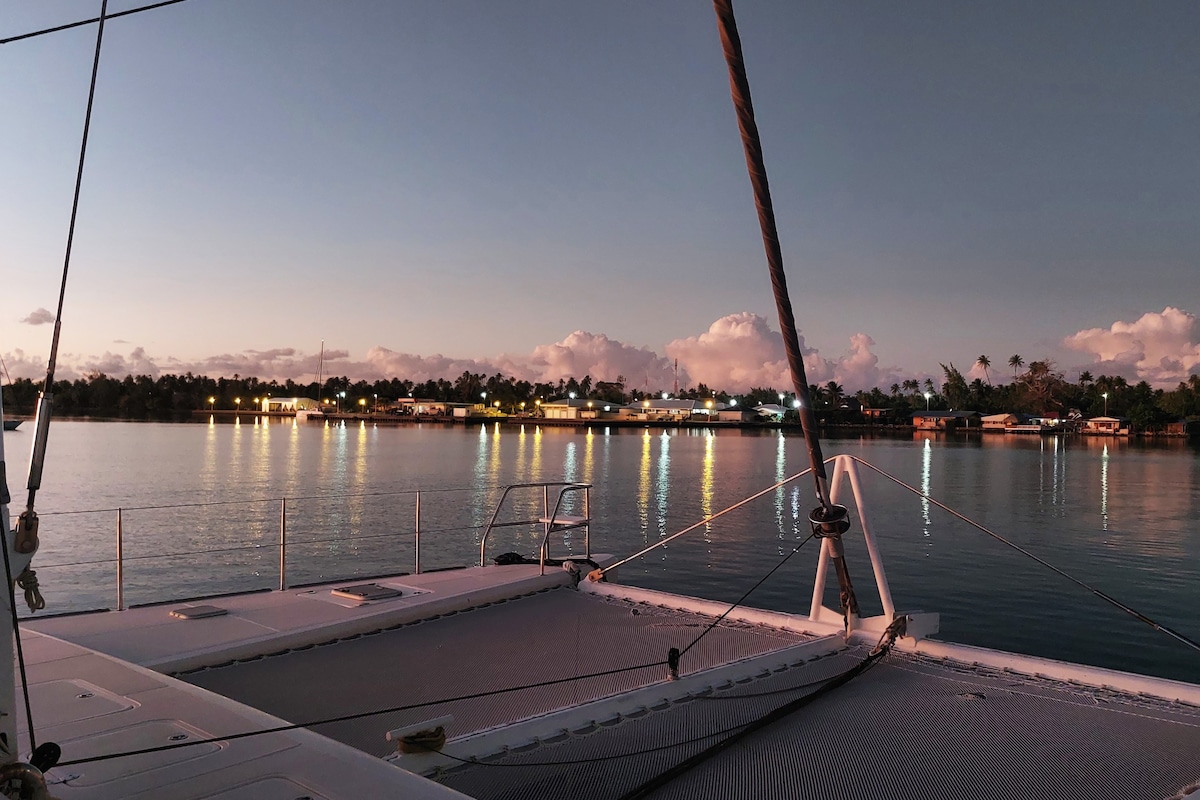 Fakarava - TIARE - Cabine Privée - Grand Catamaran