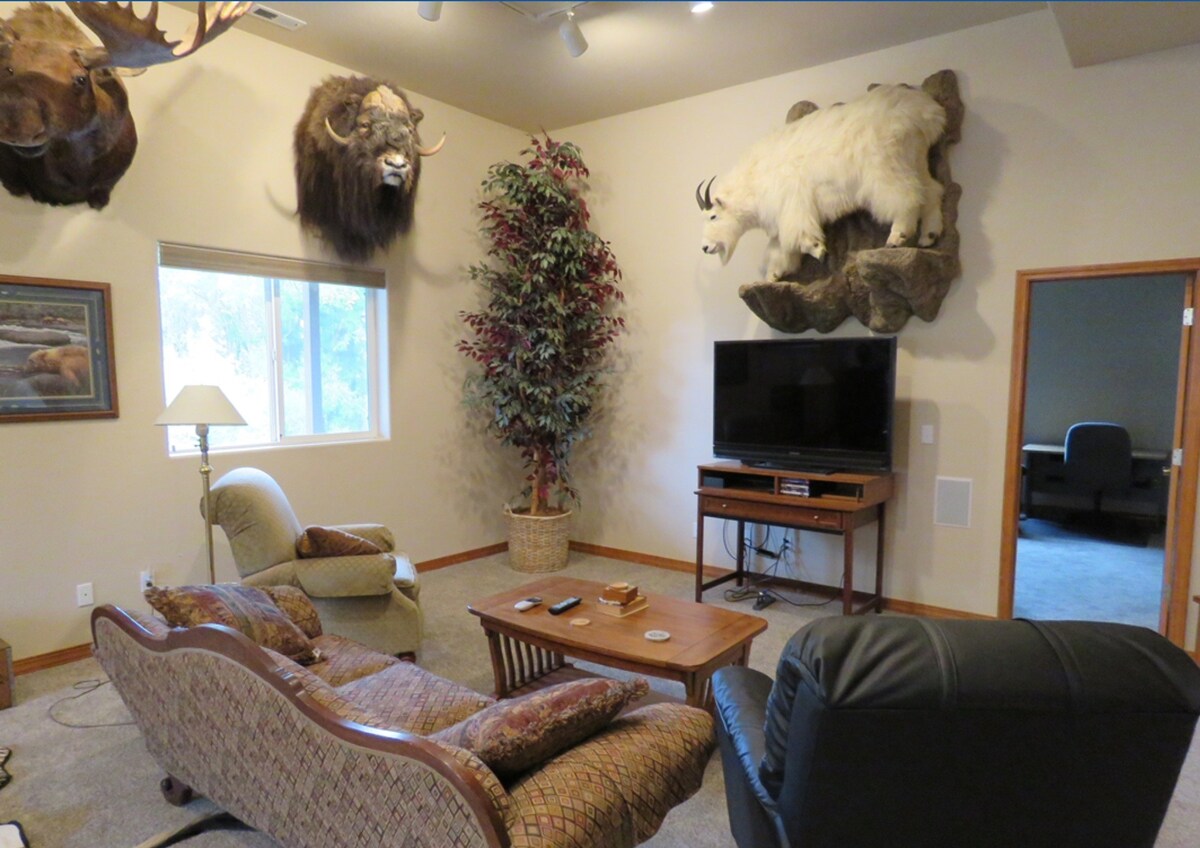 Incredible Big Game Trophies in Private Apartment!