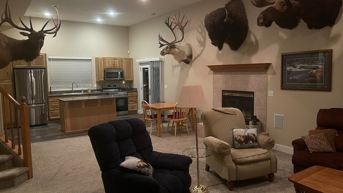 Incredible Big Game Trophies in Private Apartment!