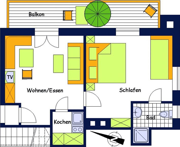 Ferienhaus Heimhof, Wohnung Kreuzeck 3 Sterne