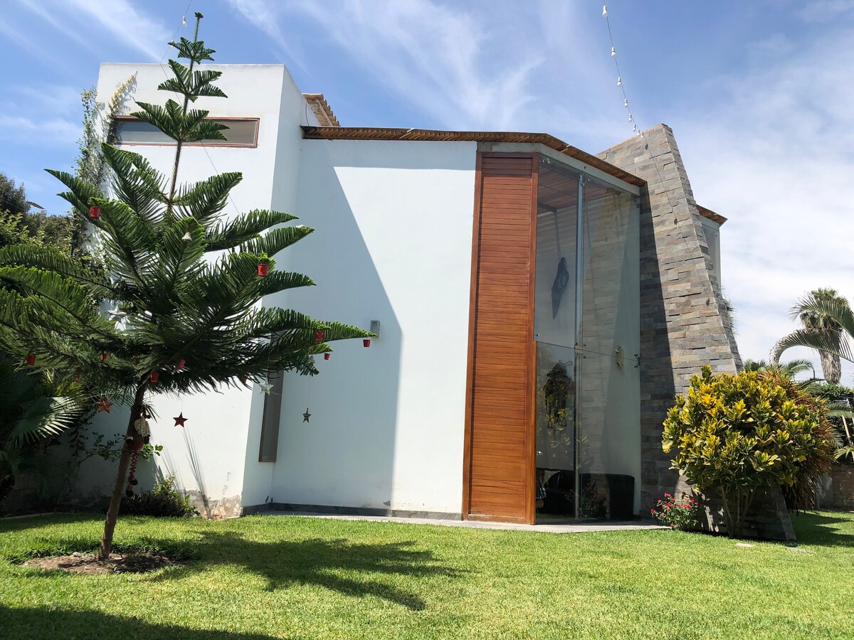 Chalet Ecológico-Familiar Pet Friendly en Chincha