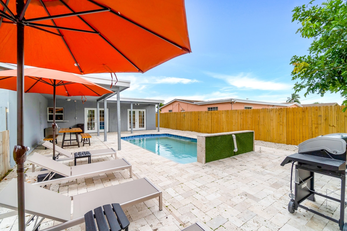 Hidden Gem 4BR Home with Private Pool & Game Room