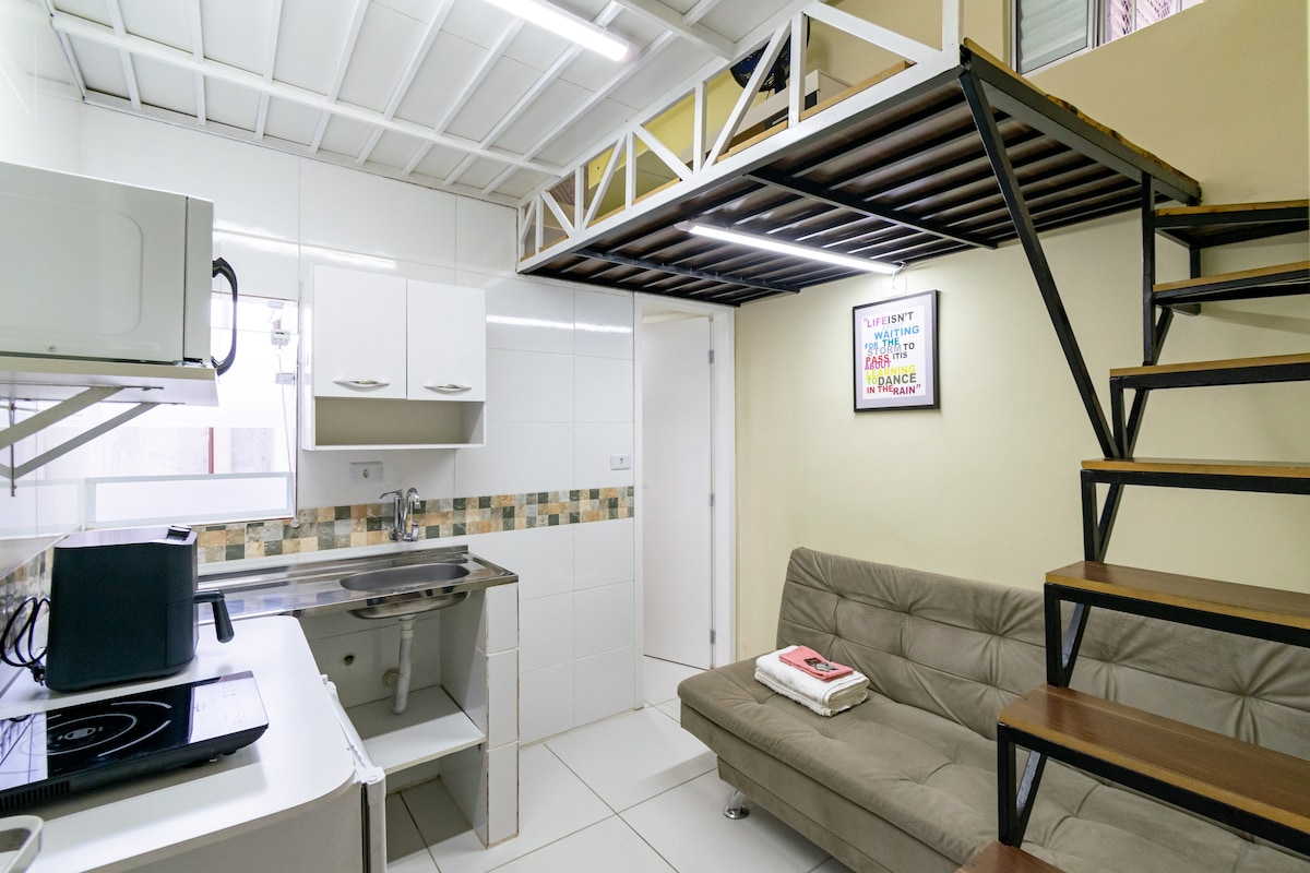 LOFT c garagem perto do Aeroporto Congonhas