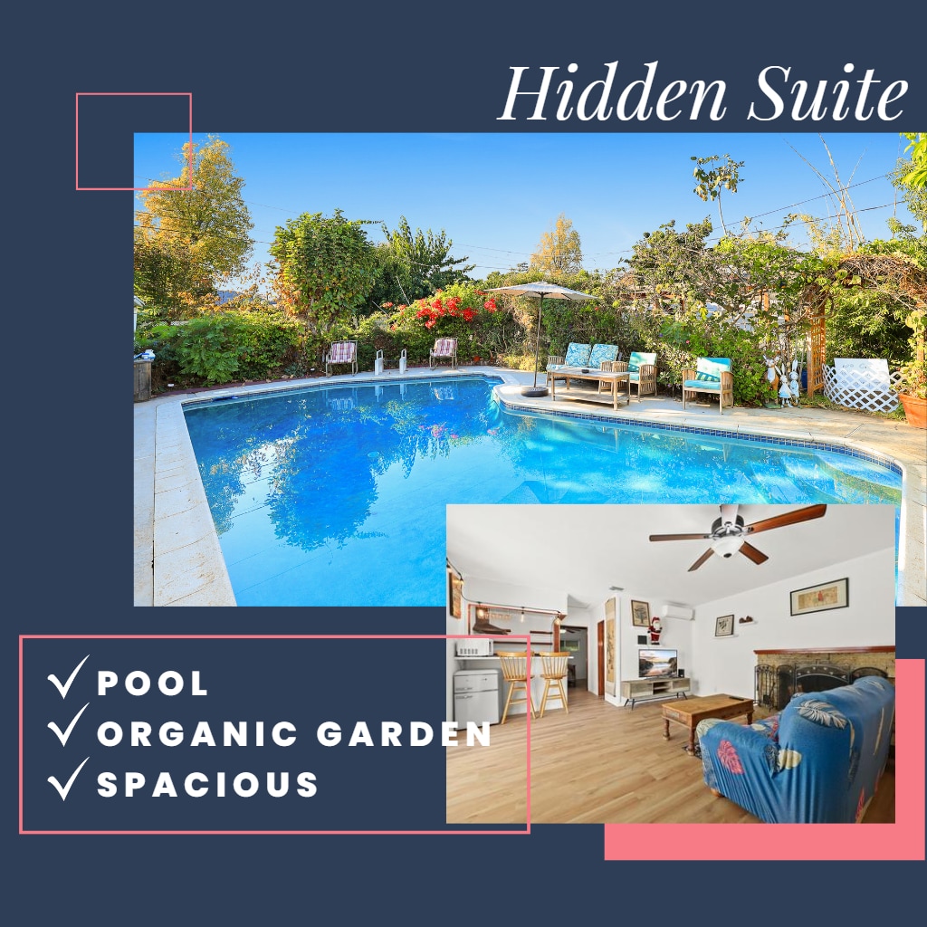 1BR Hidden Suite | Pool and Orchard