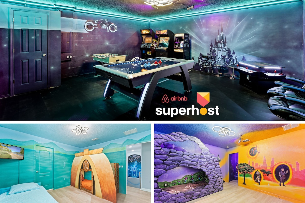 July Special! Disney Themed, Game Room, Sunny Pool