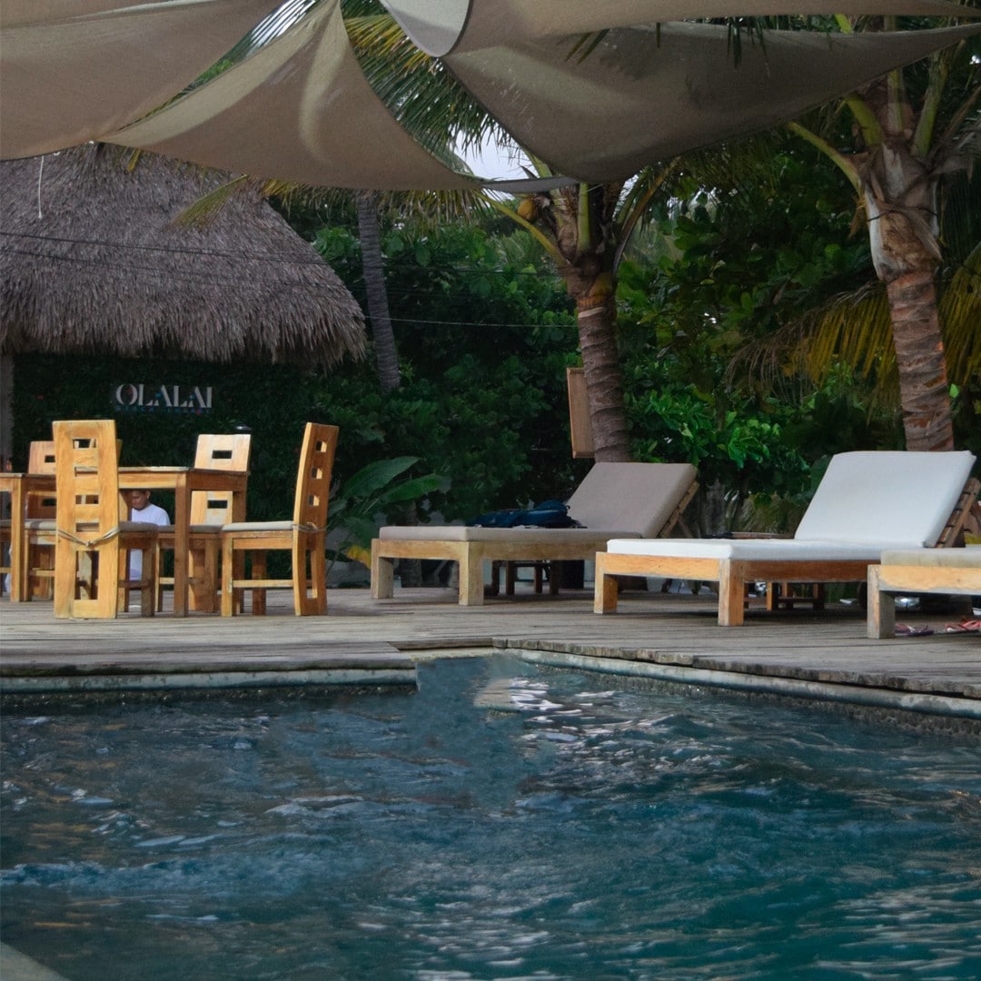 奥拉莱海滩休息室酒店（ Hotel Olalai Beach Lounge ） -海景双人房