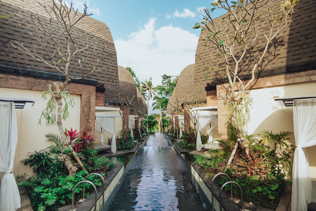 乌布（ Ubud ）限时1间卧室泳池通道别墅