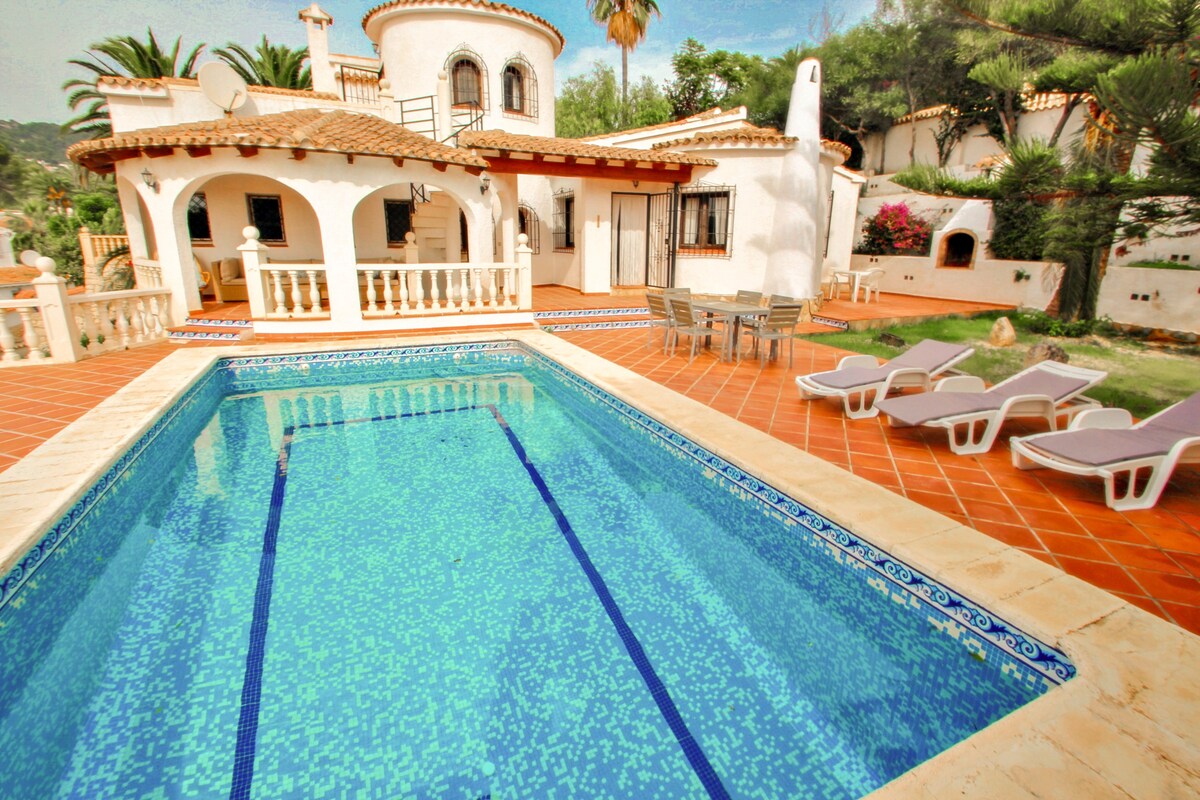 Hija de la Luna 6 -海景别墅，带私人泳池，位于贝尼萨（ Benissa ）