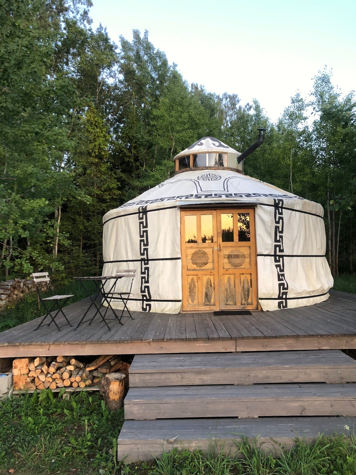 Exotic Yurt in nature