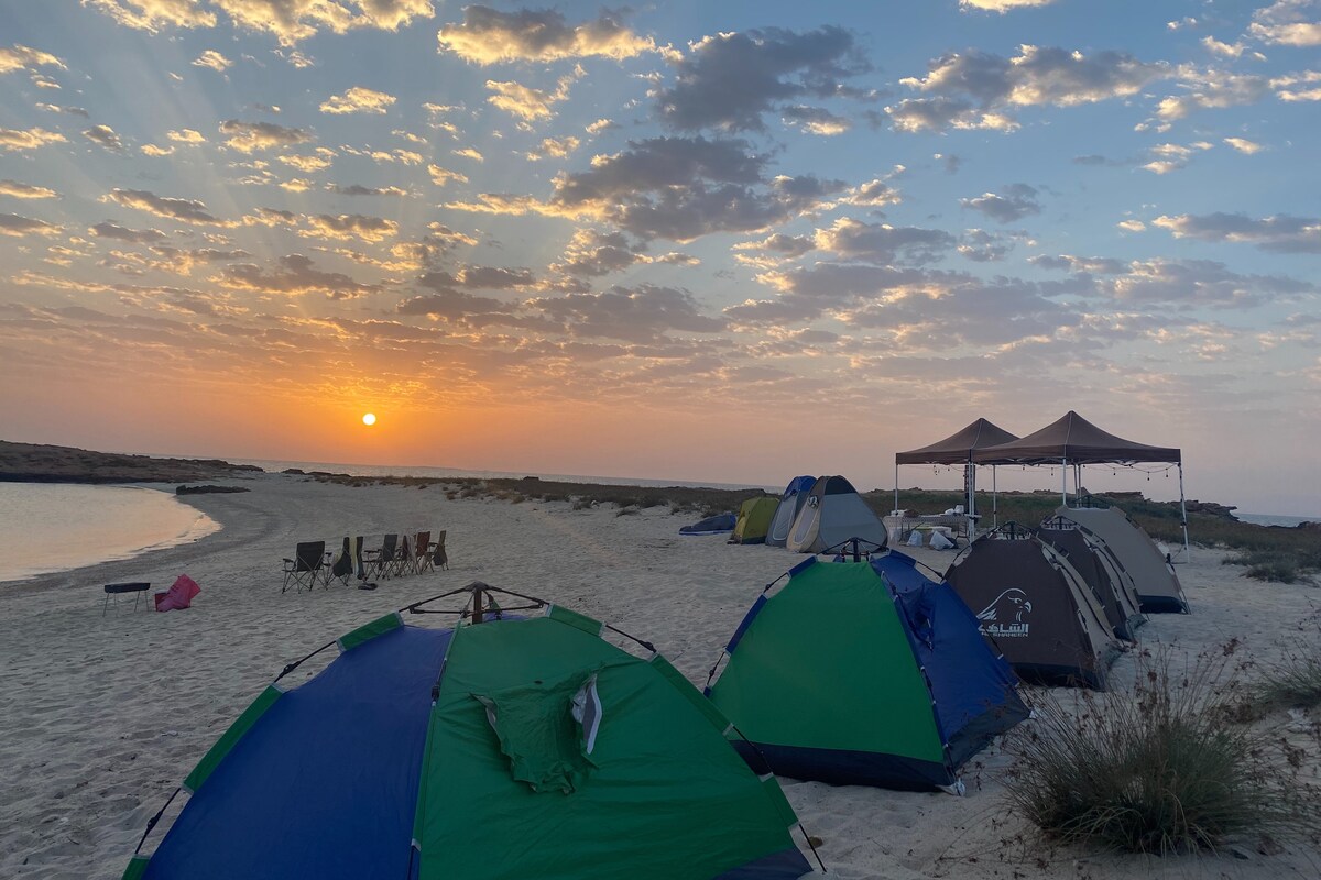 Camping in Daymaniyat Islands