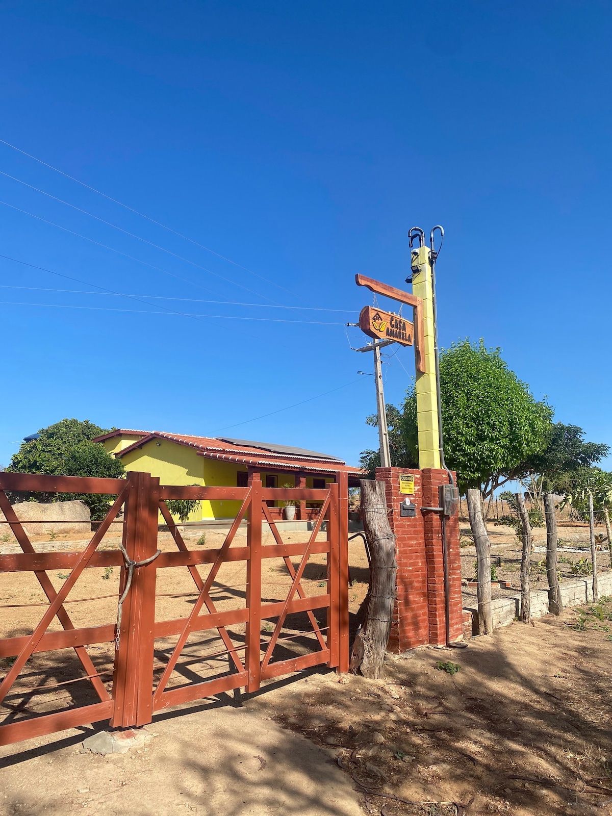 Casa Amarela: refúgio rural.