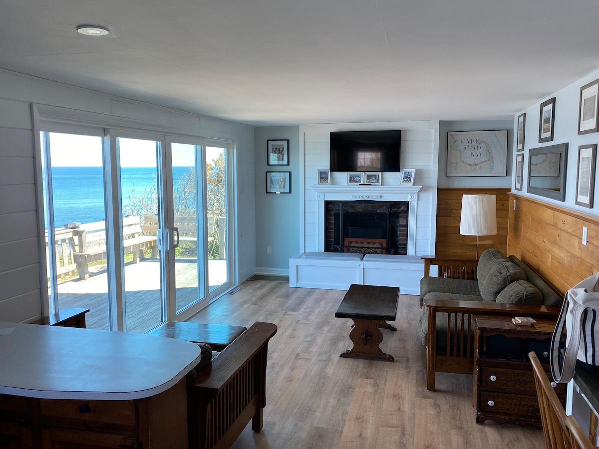 Oceanfront Home on Cape Cod Bay with Beach Access