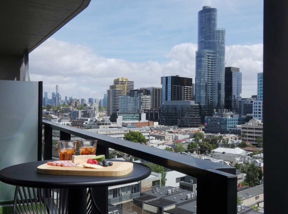 南雅拉（ South Yarra ） 1卧室壮丽的城市景观