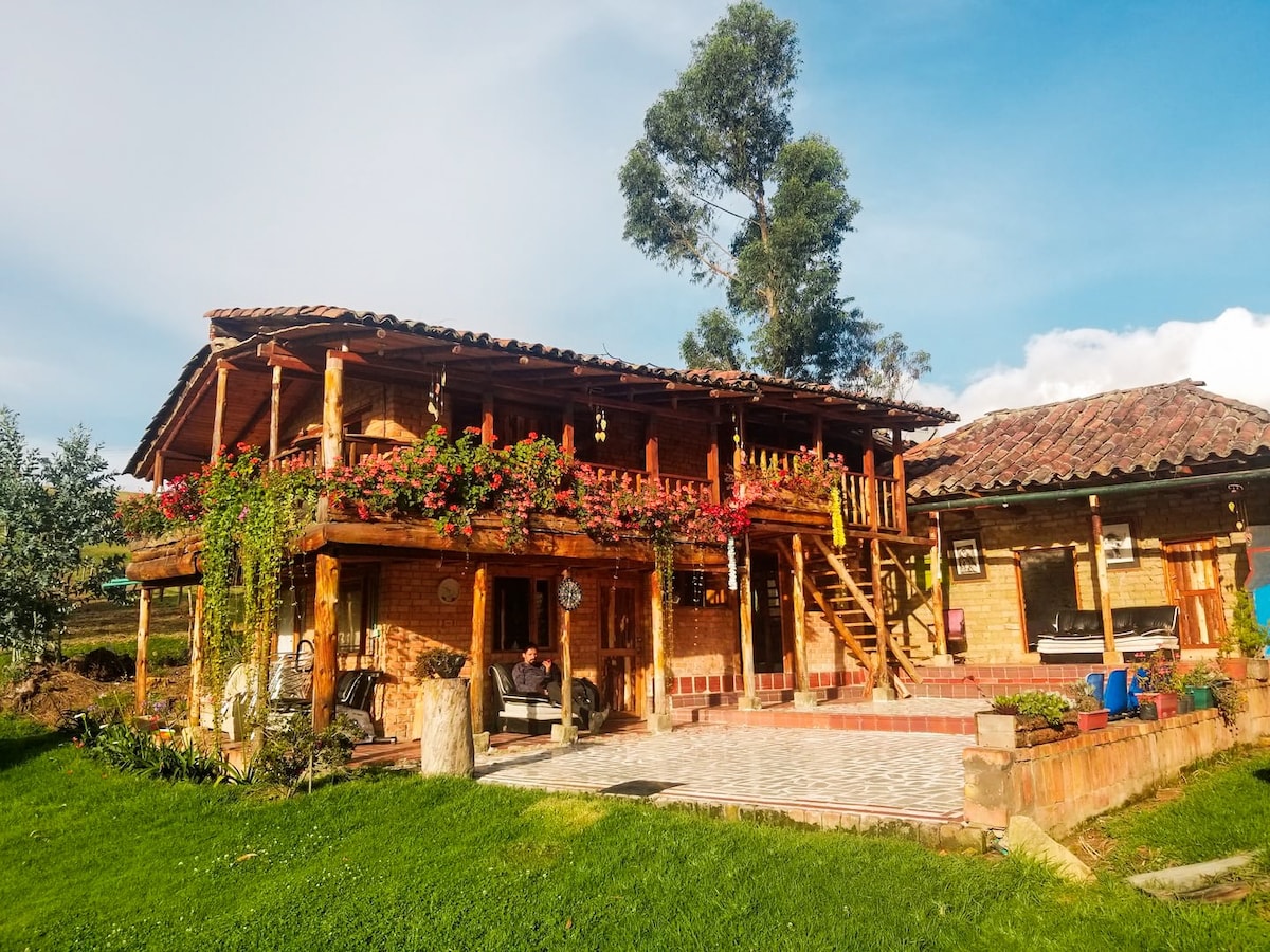 Cabaña a 10 minutos de termales