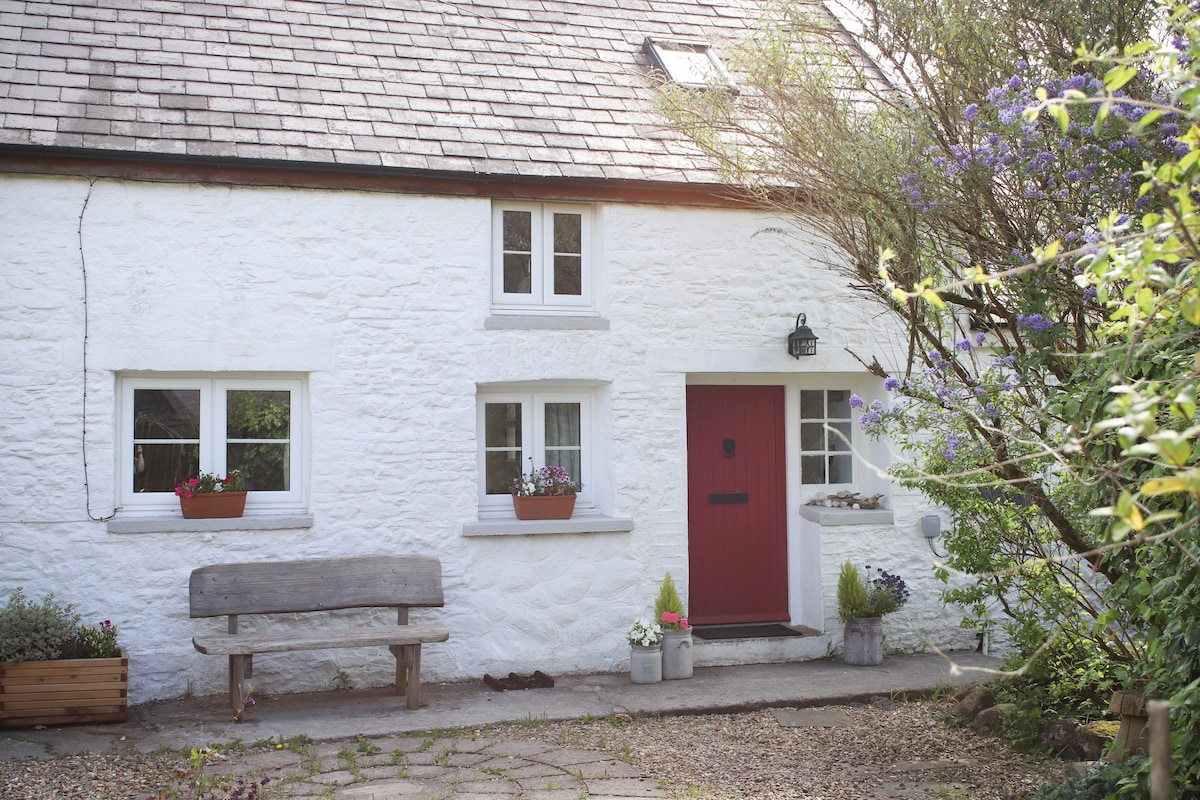 兰代洛（ Llandeilo ）附近的美丽城堡景观小屋