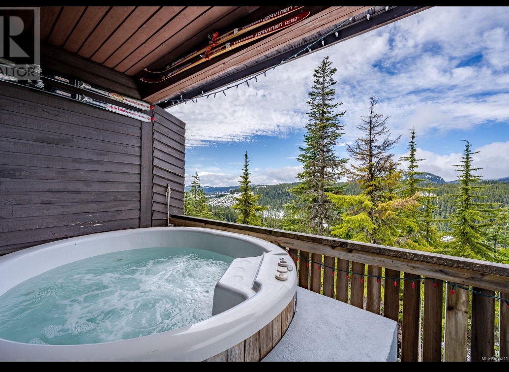 冰川景观度假木屋-华盛顿山-热水浴缸