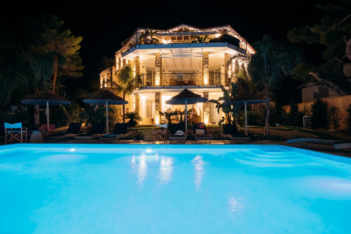 Villa Aquamarina Pintadera Blu