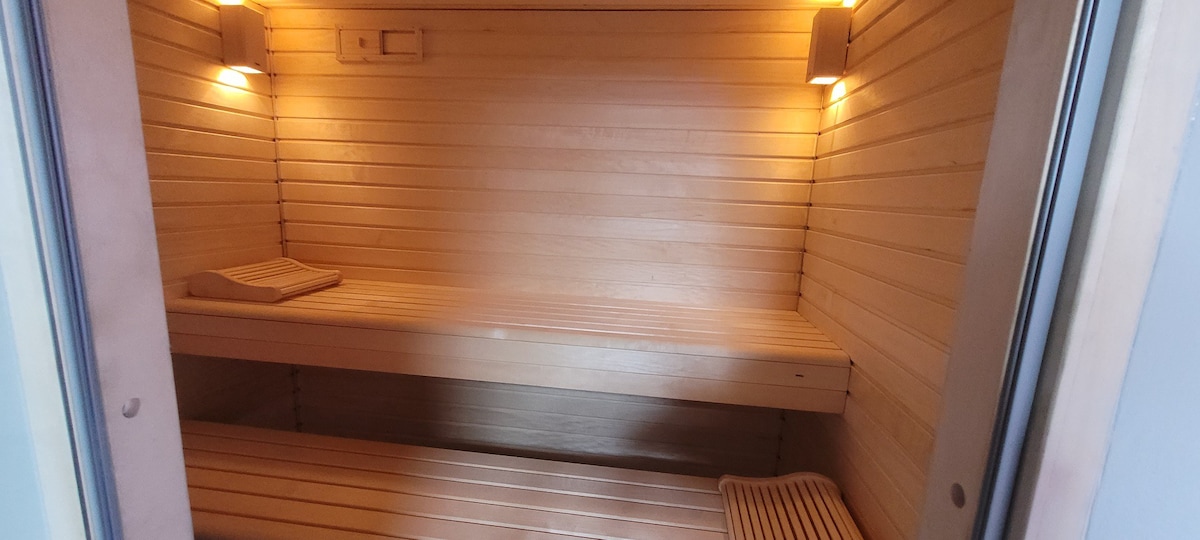 Gîte VIP Piscine intérieure 12 m/spa/sauna/hammam