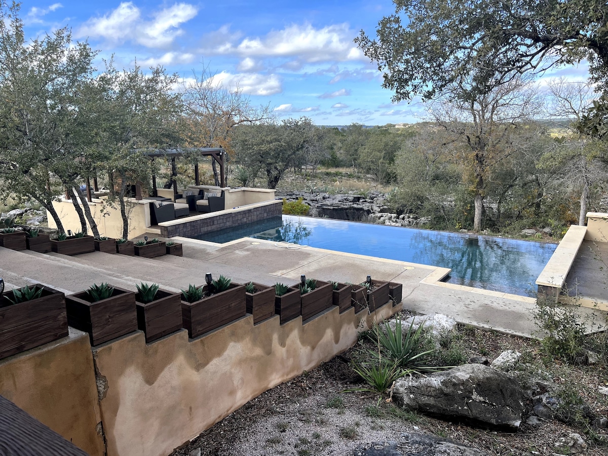 Luxury Hilltop Home Resort Pool 360 View