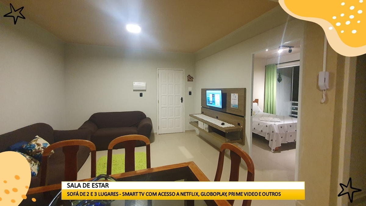 Casa na Prainha com Ar-condicionado e Garagem