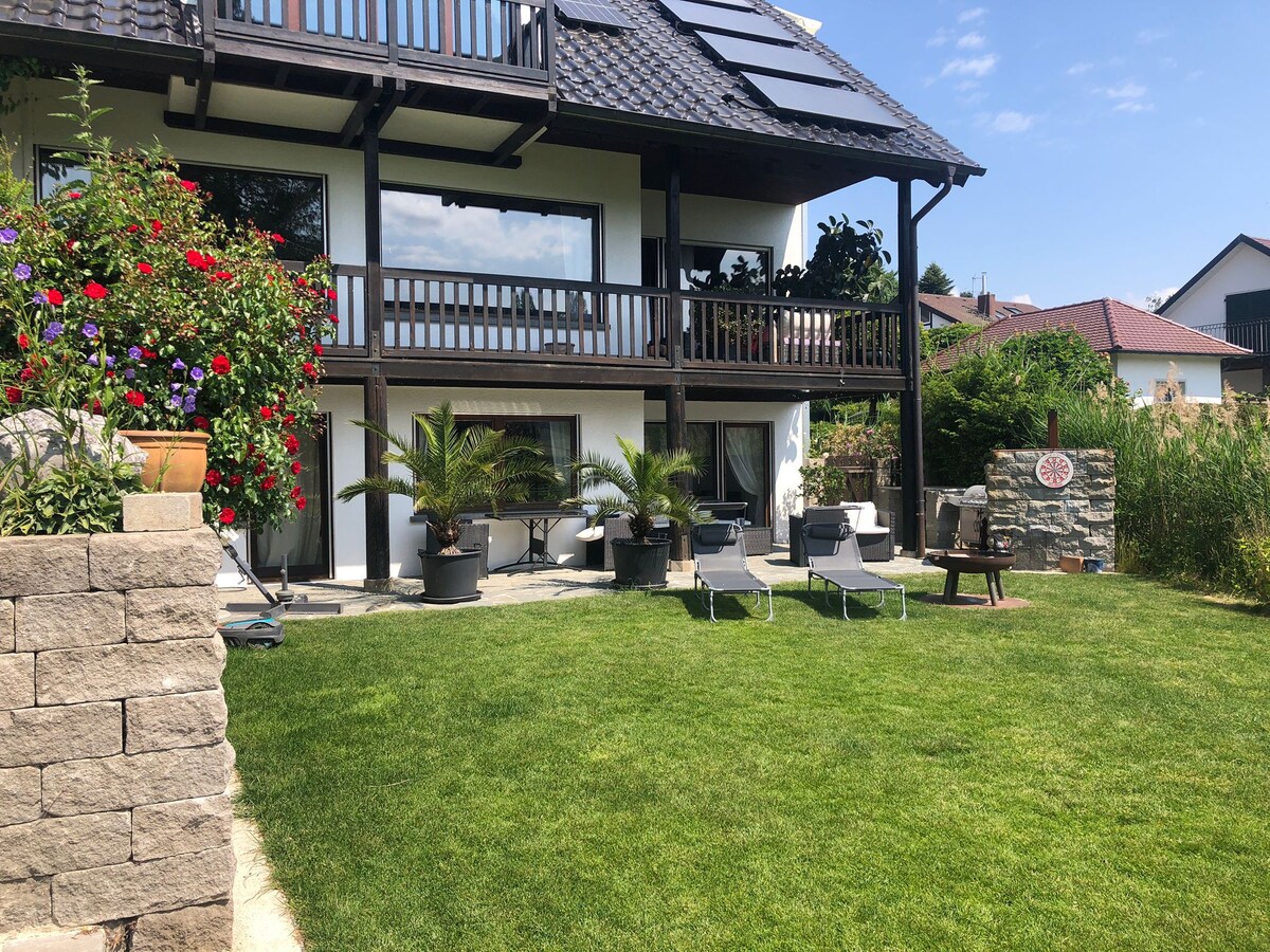 Ferienwohnung mit Blick auf den See