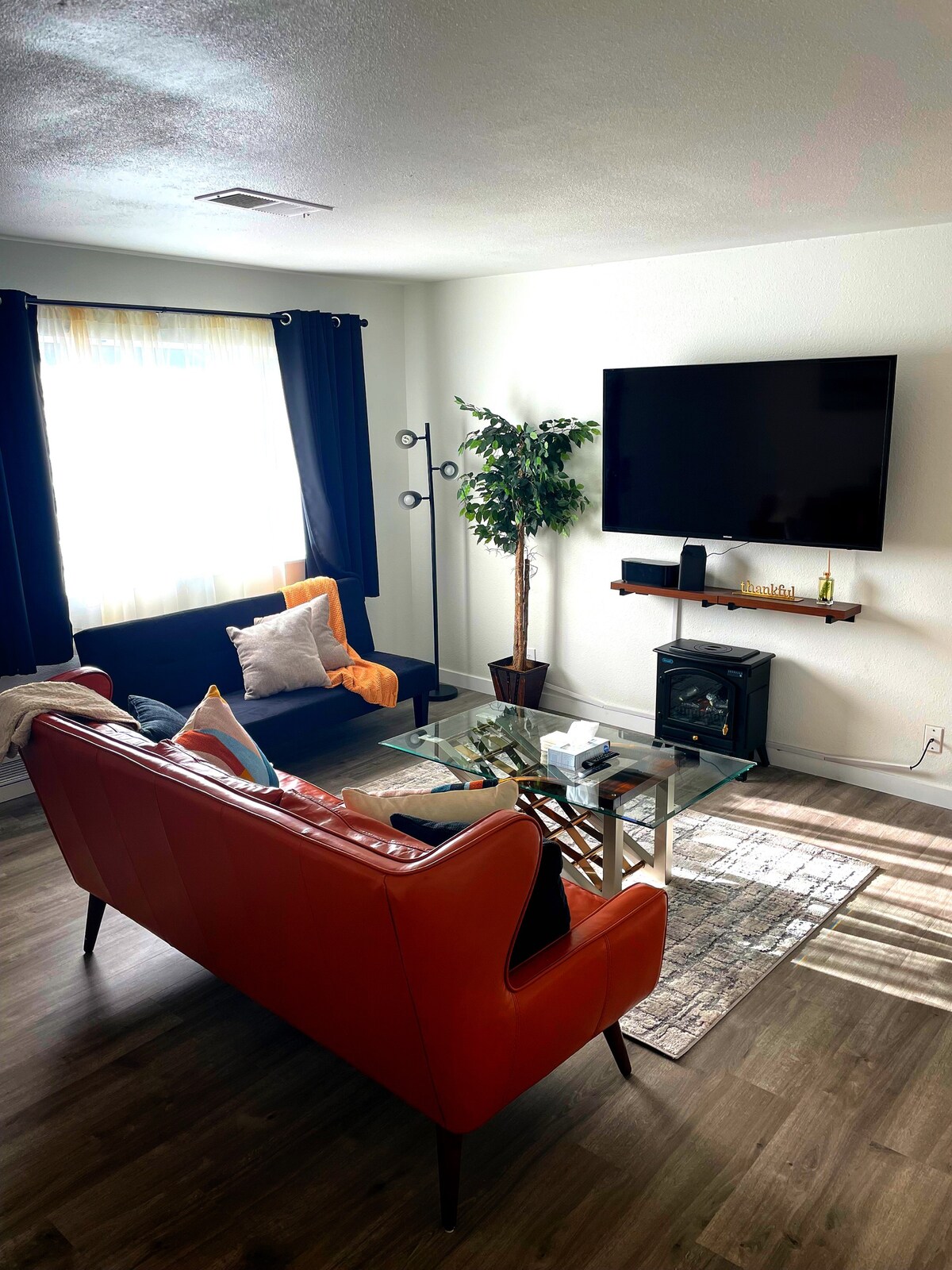 Cozy Mid-Century Inspired Suite; By Nut Tree Plaza