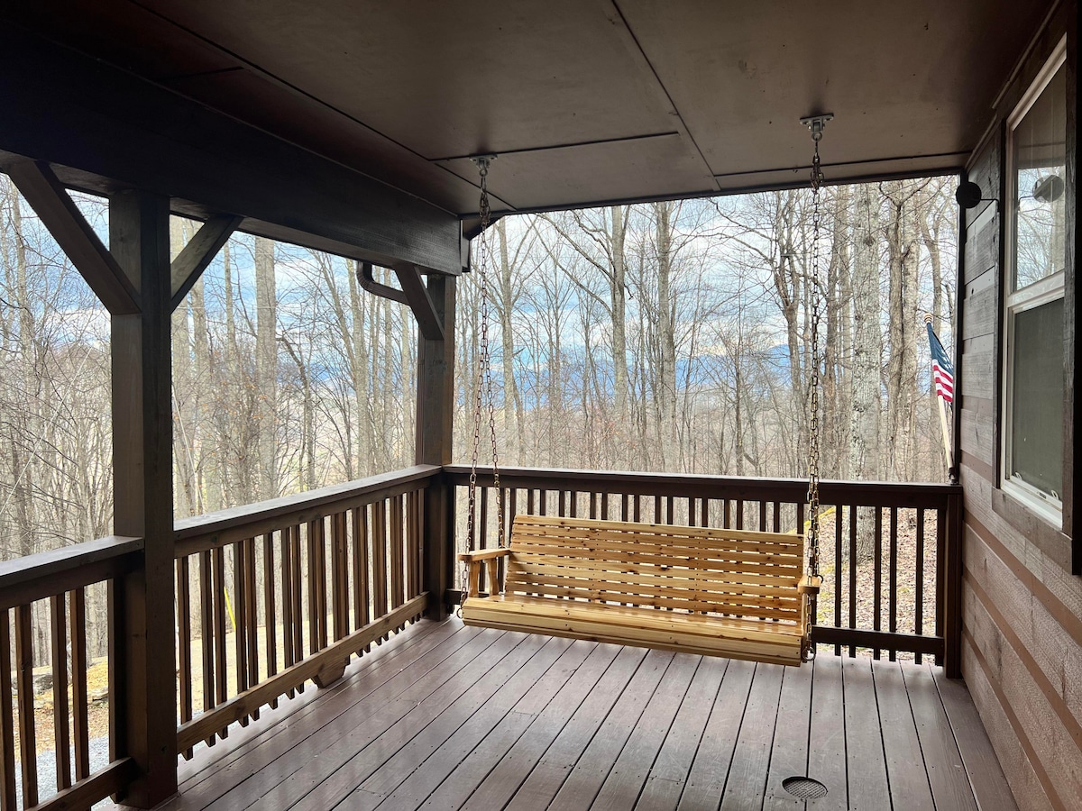 Cataloochee Mtn Cabin + hot tub