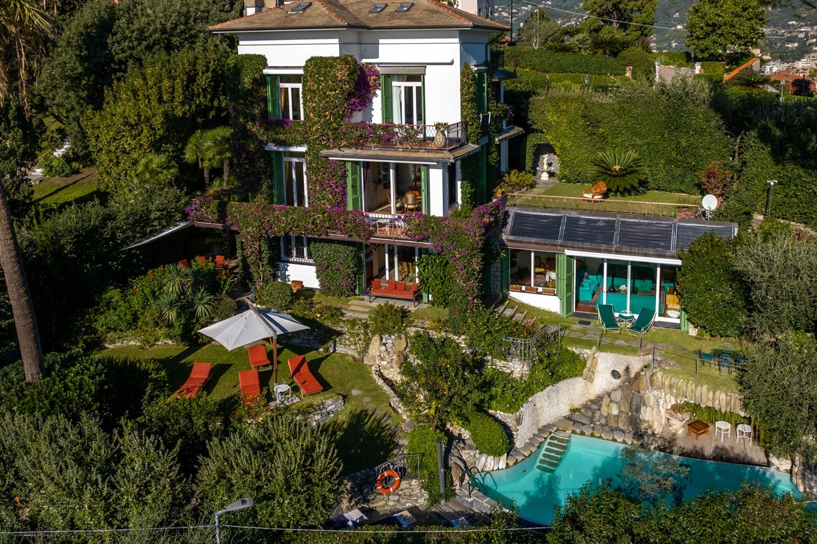 Villa Bianca luxury property in Rapallo