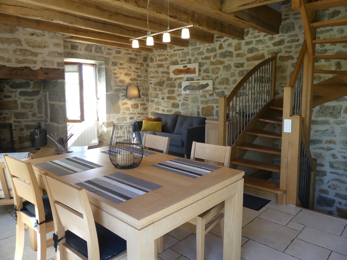 Gîte 4p, Le Hameau Quercy, calme piscine naturelle