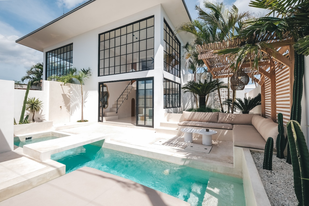 Industrial Chic Haven with Dreamy Pool at ALUA