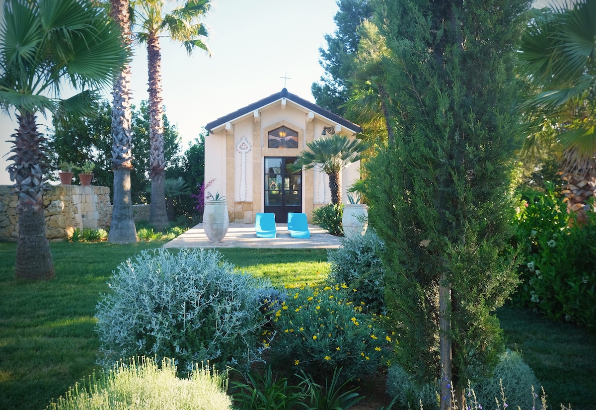 Unique home with country vistas